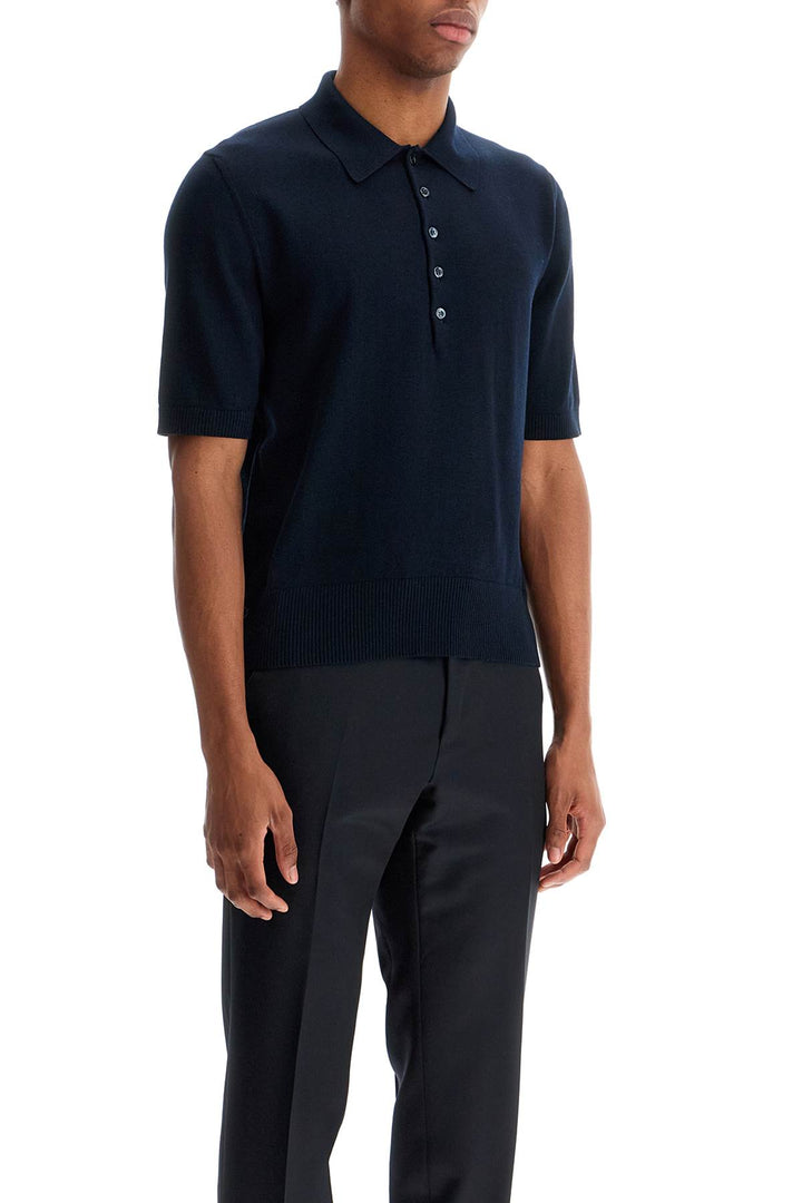 4-bar knit polo shirt-1