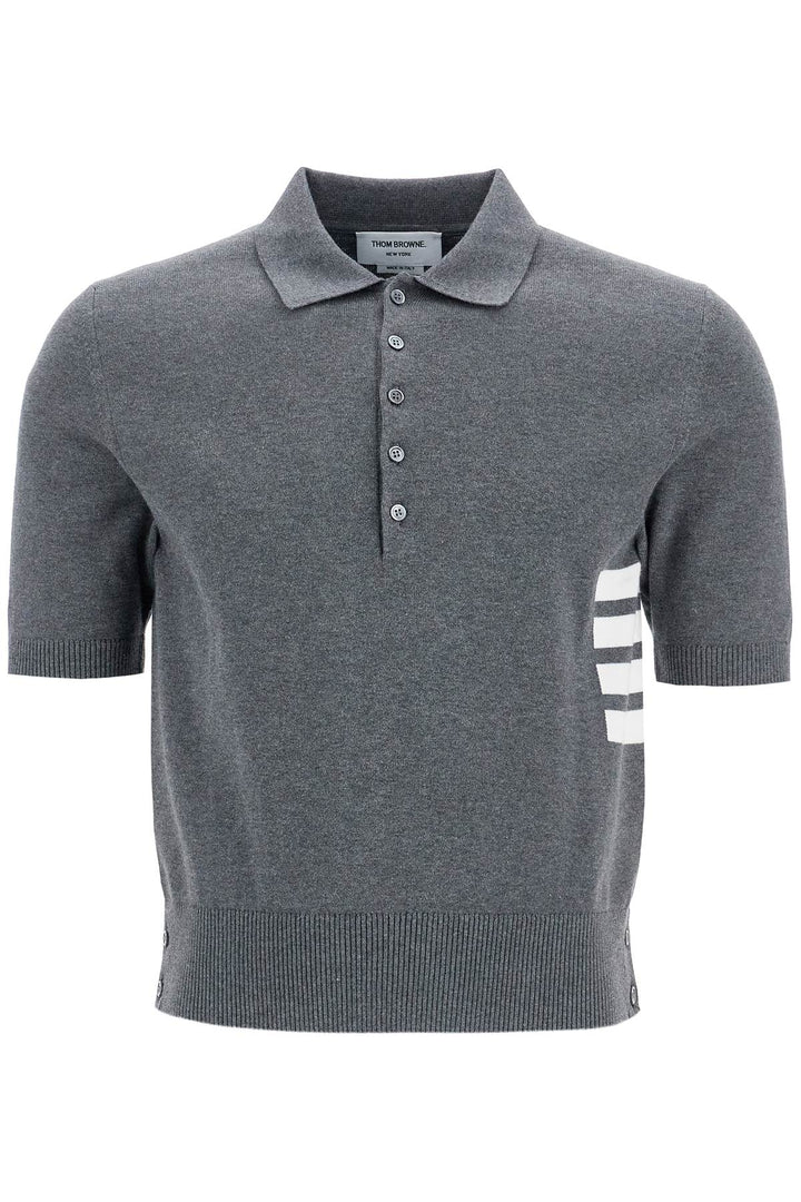 4-bar knit polo shirt-0