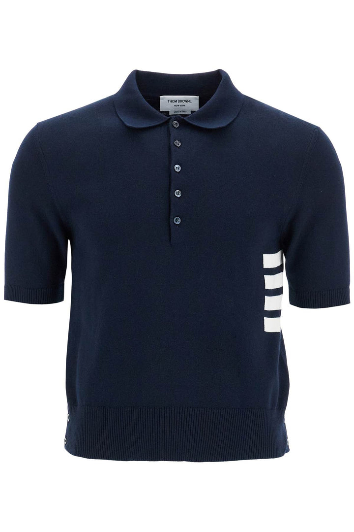 4-bar knit polo shirt-0