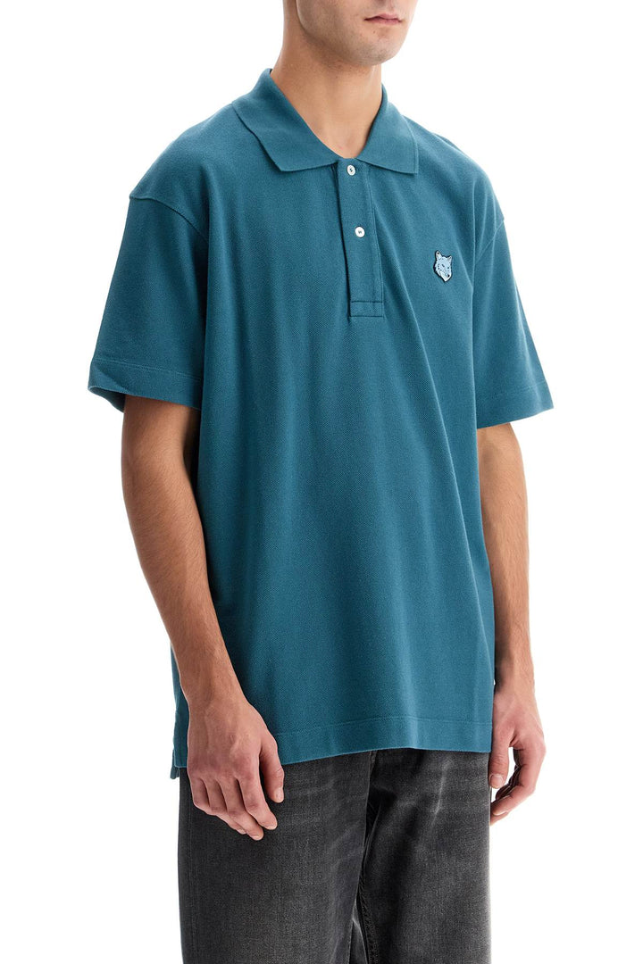 bold fox head comfort fit polo shirt-1