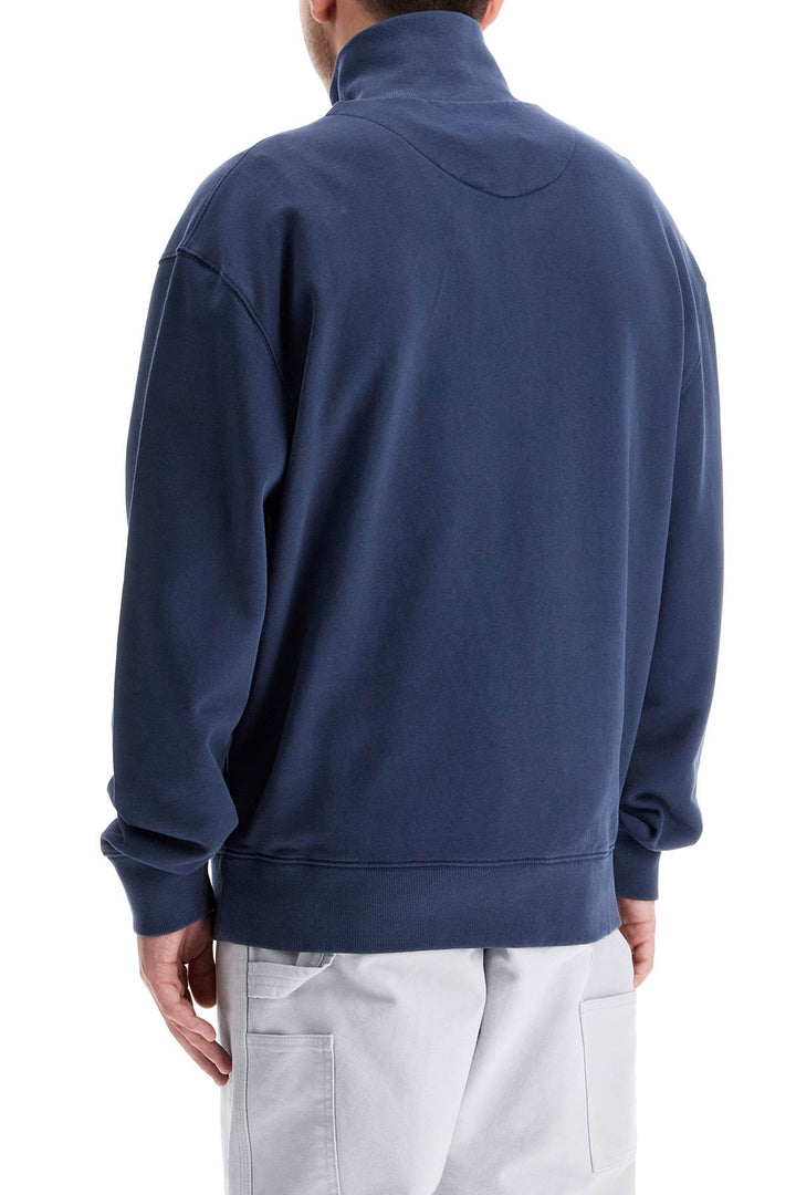 "half-zip sweatshirt with fox head-2