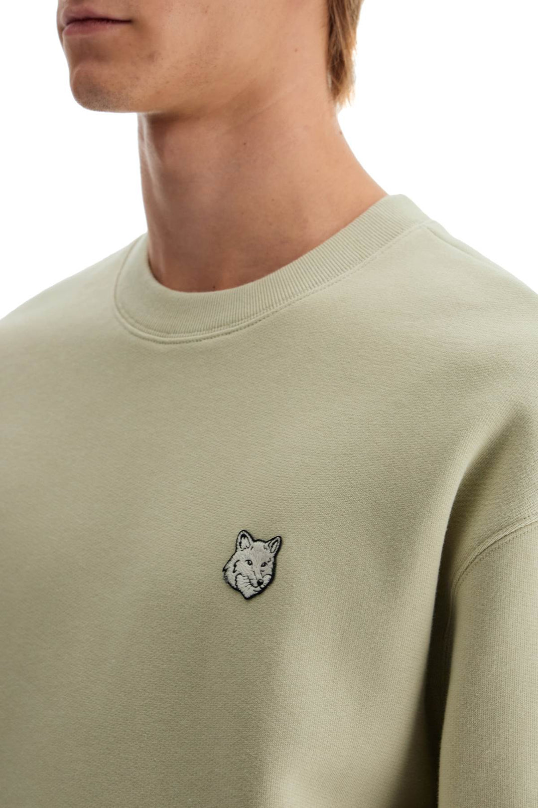 'bold fox head crewneck sweat-3