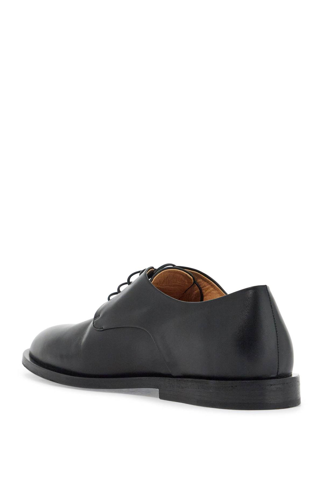 black calf leather derby shoes with glossy finish-2