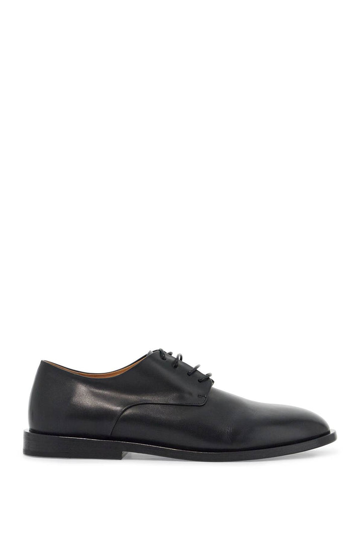 black calf leather derby shoes with glossy finish-0