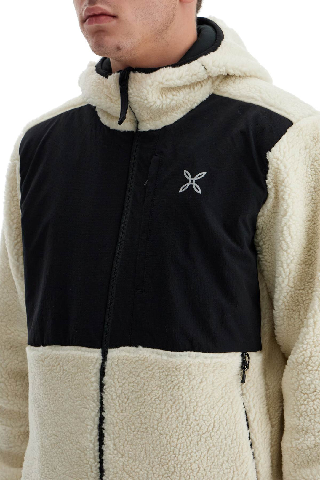 sherpa zip-up hoodie with hood and-3