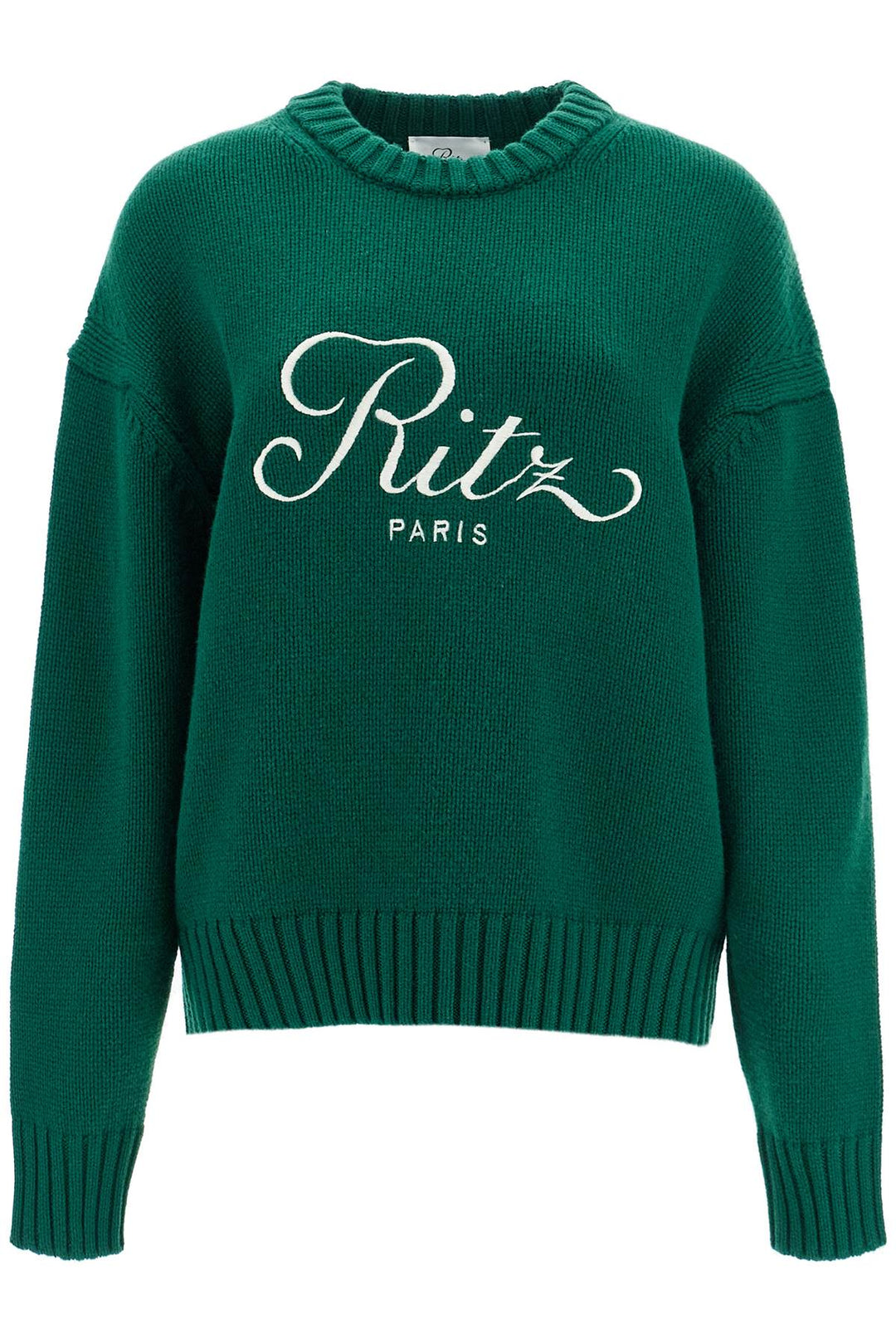 cashmere pullover with ritz paris frame-0