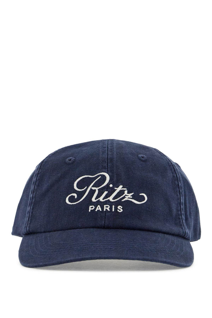 baseball cap with embroidered logo-0