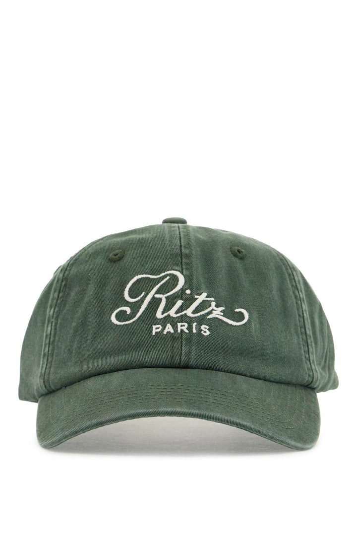 baseball cap with embroidered logo-0