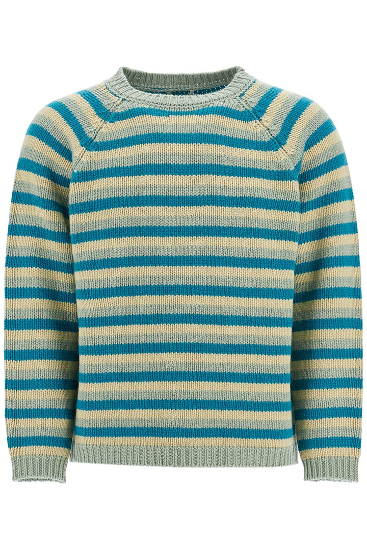 striped wool pullover sweater-0