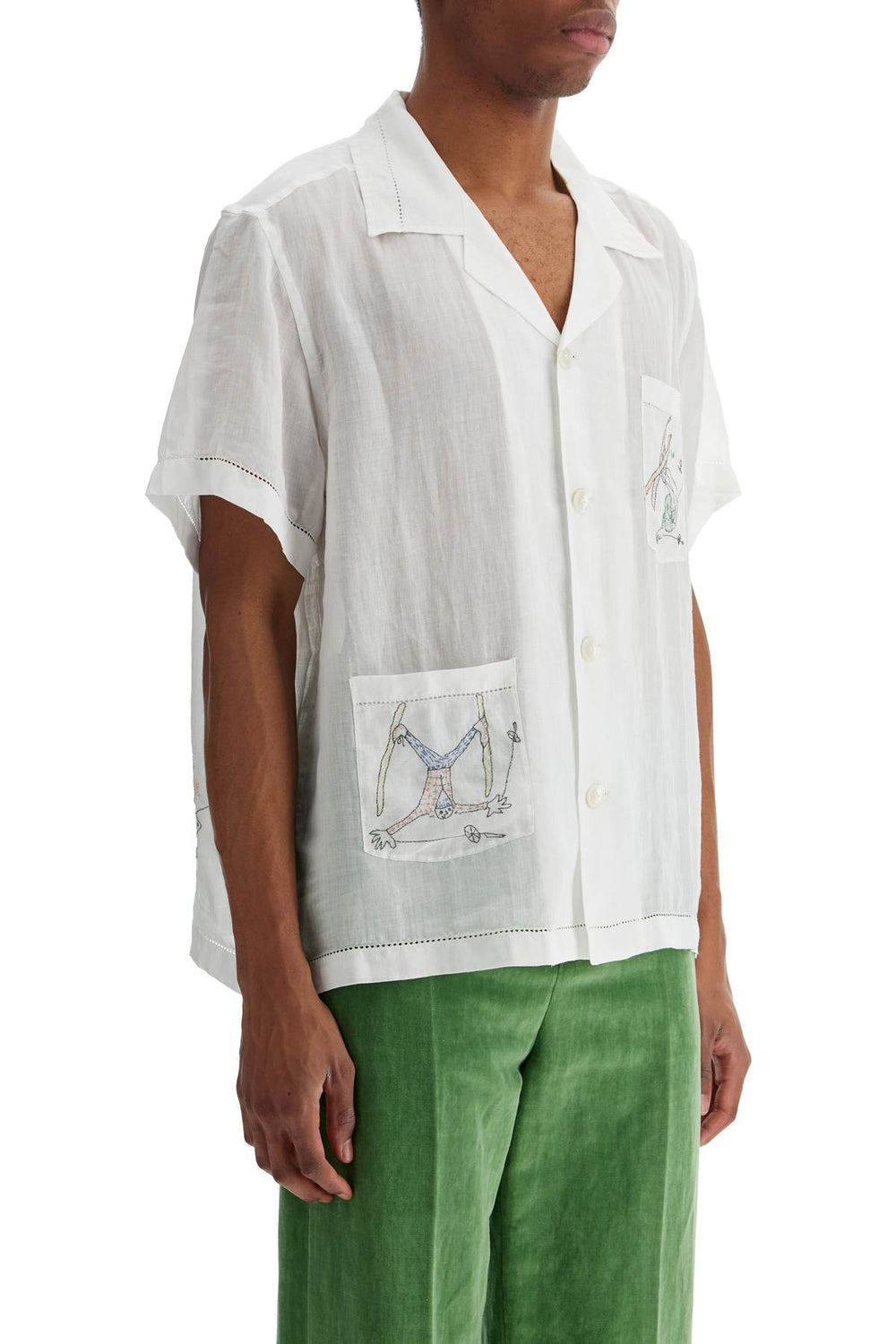 embroidered linen shirt-1