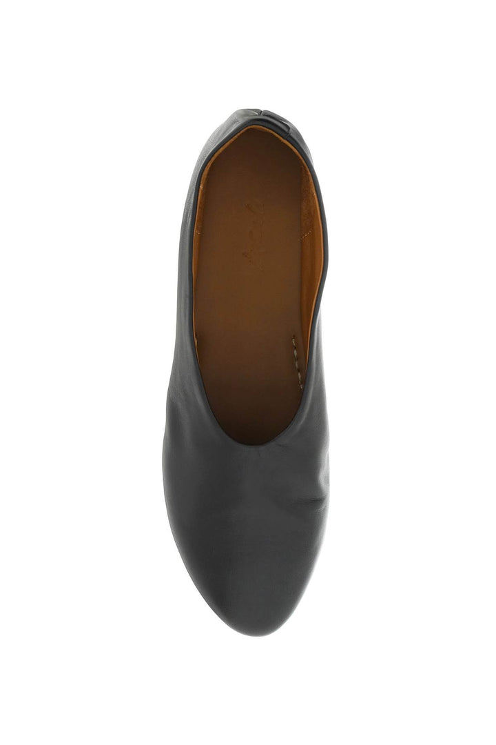 leather coltellaccio ballet flats-1