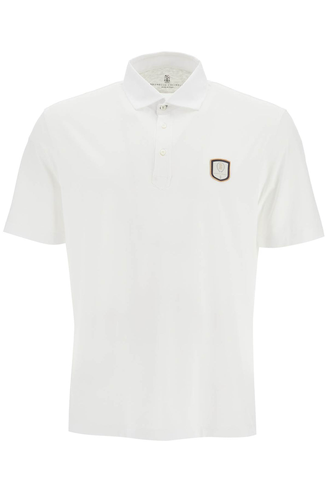 technical jersey polo shirt-0