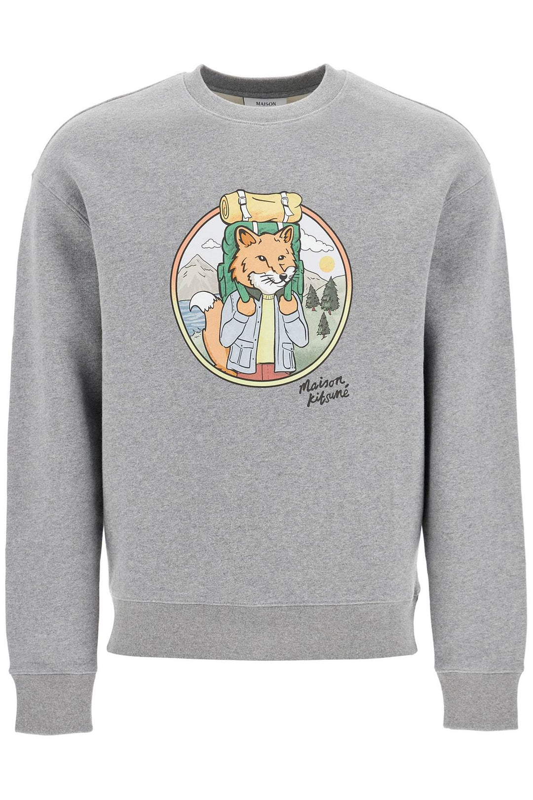 "rambling fox print sweat-0