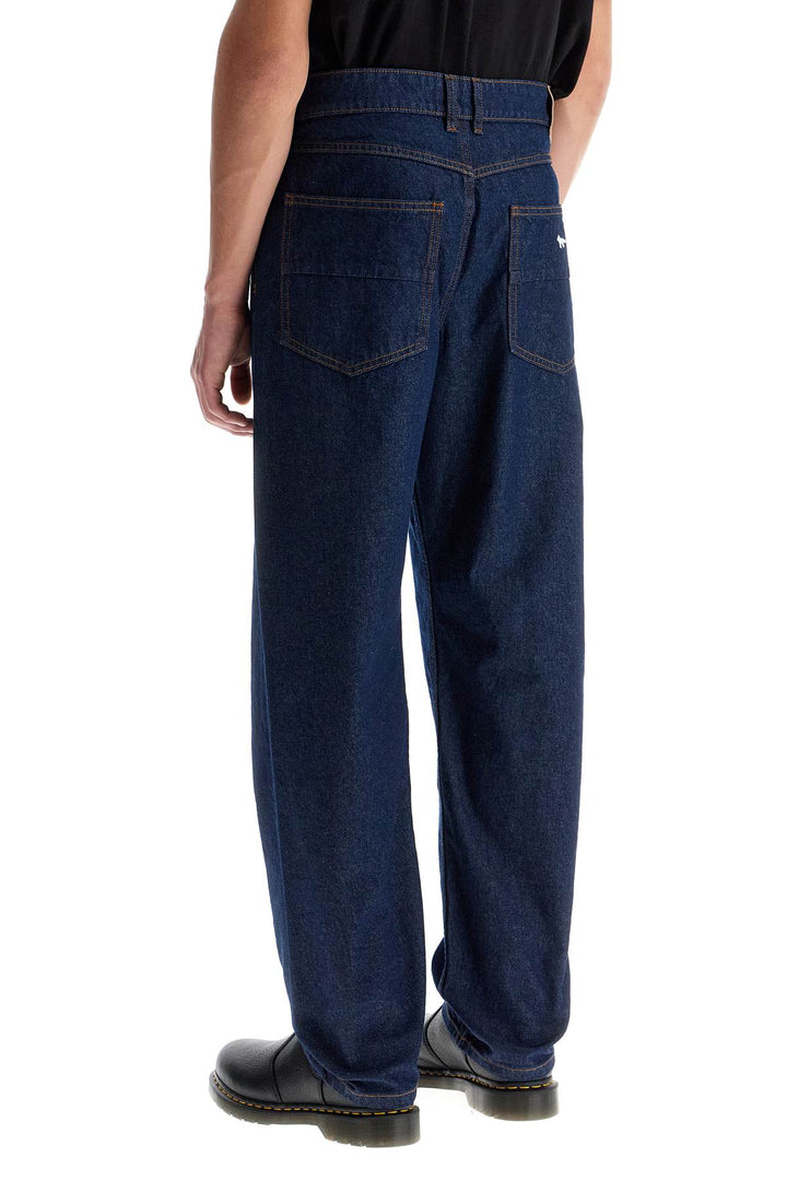 lightweight denim straight leg jeans-2