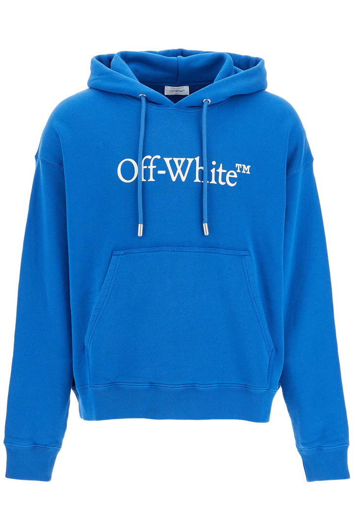 hooded sweatshirt with logo print-0