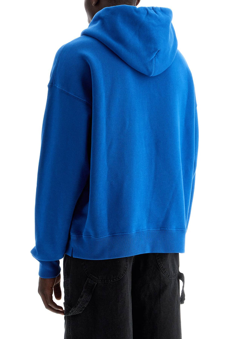 hooded sweatshirt with logo print-2