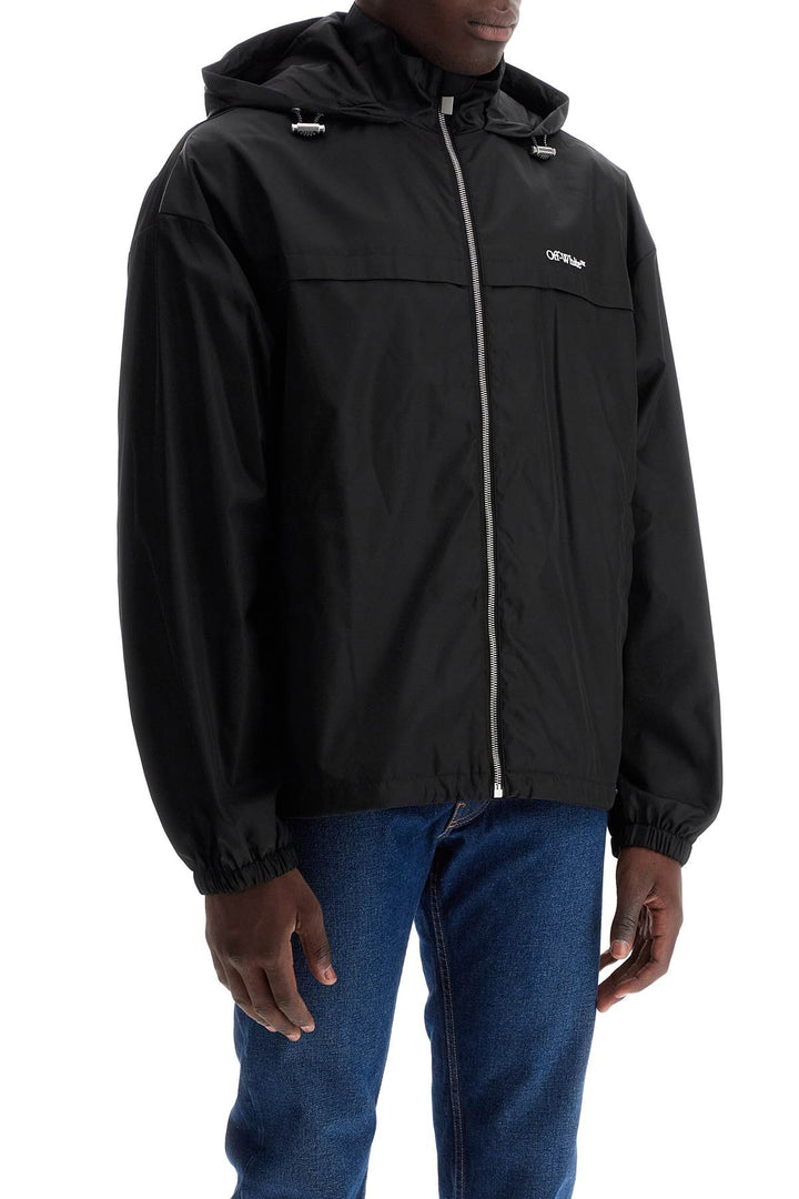 boxy windbreaker jacket with hood-1