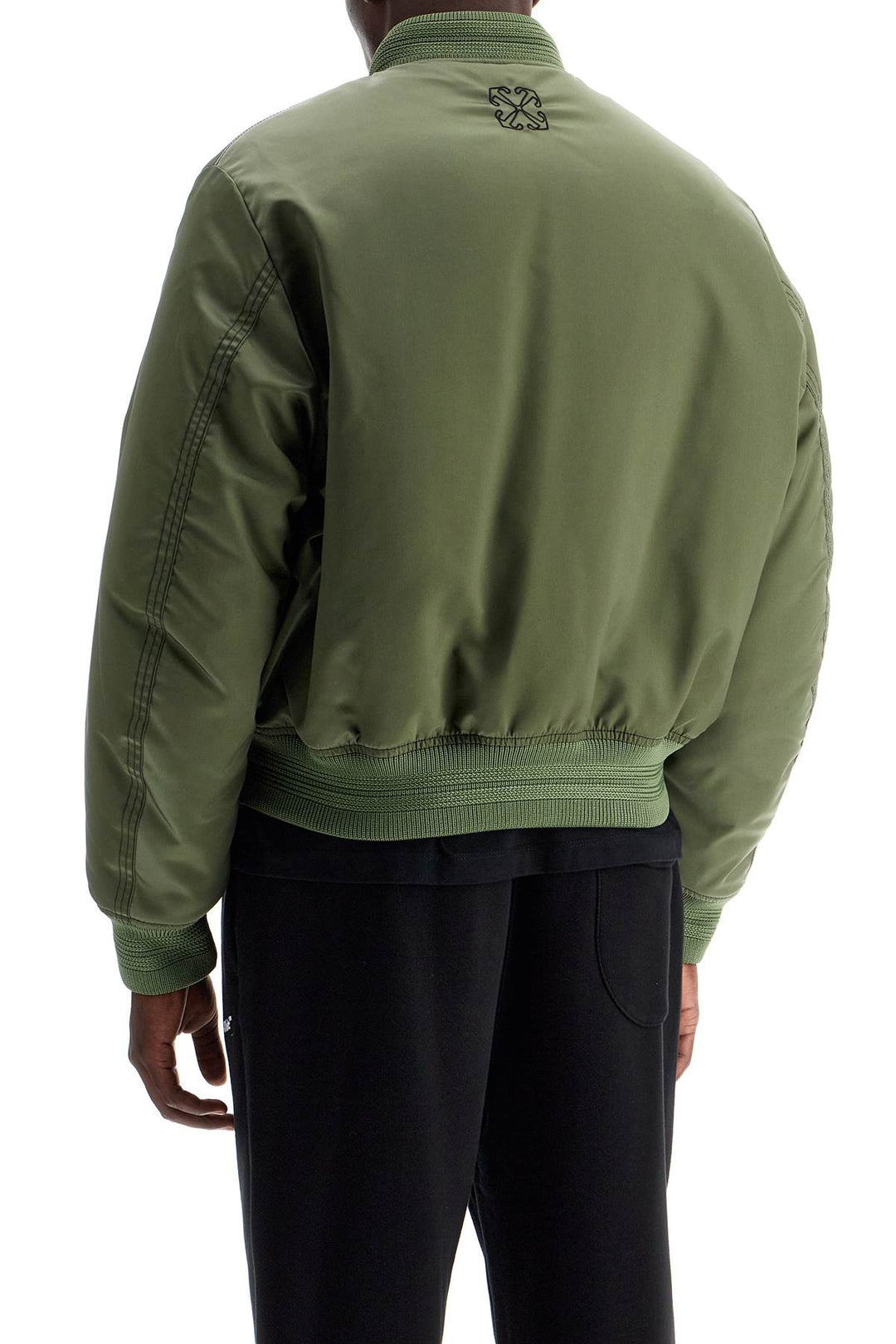 padded nylon bomber jacket-2