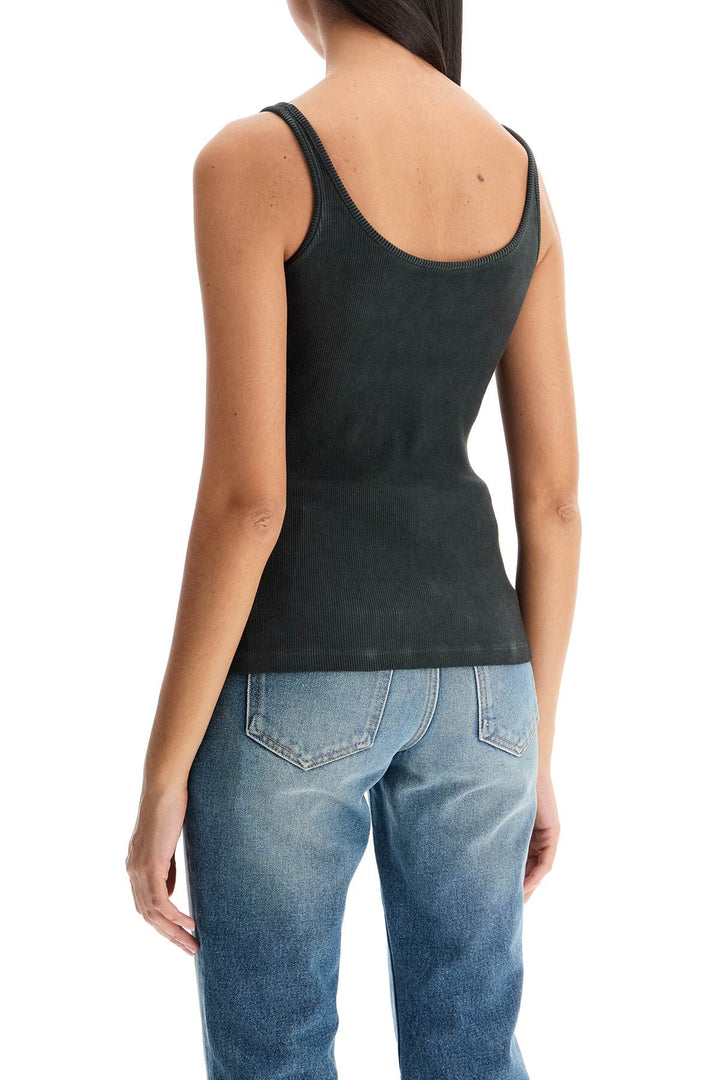 stretch cotton tank top for women-2