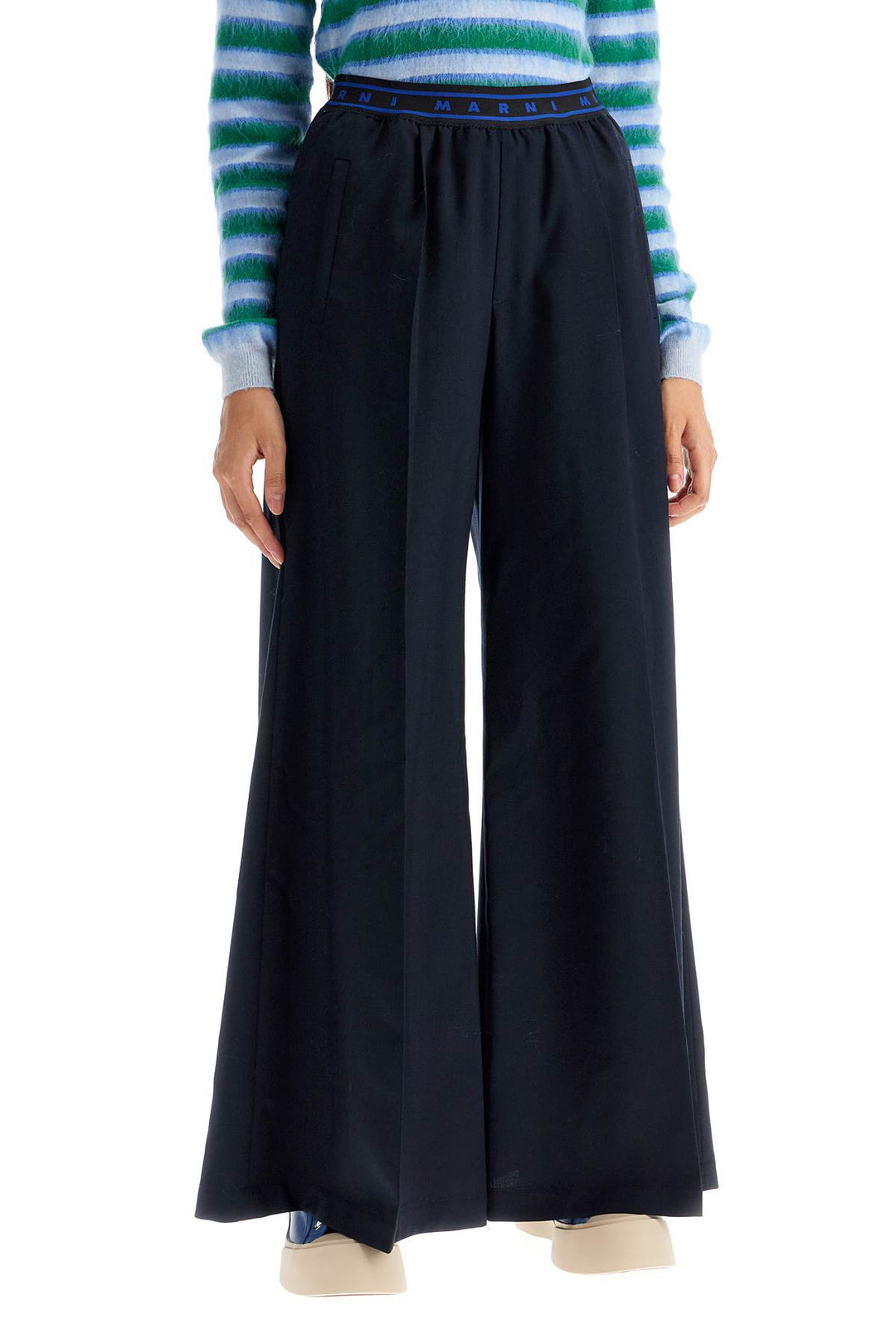 tropical wool palazzo pants for-1