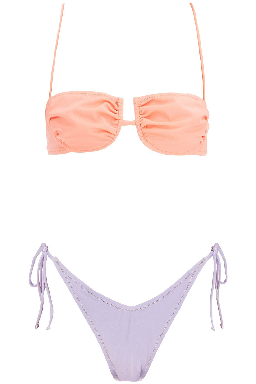 "penny two-tone bikini set-0