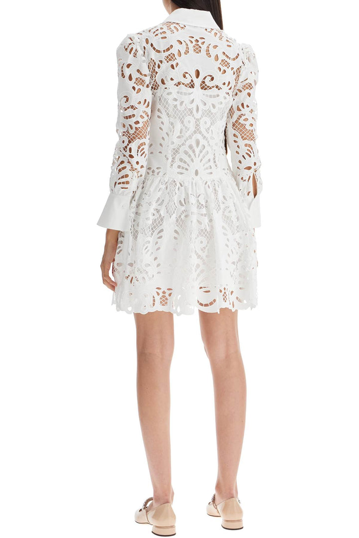 floral lace chemisier dress-2