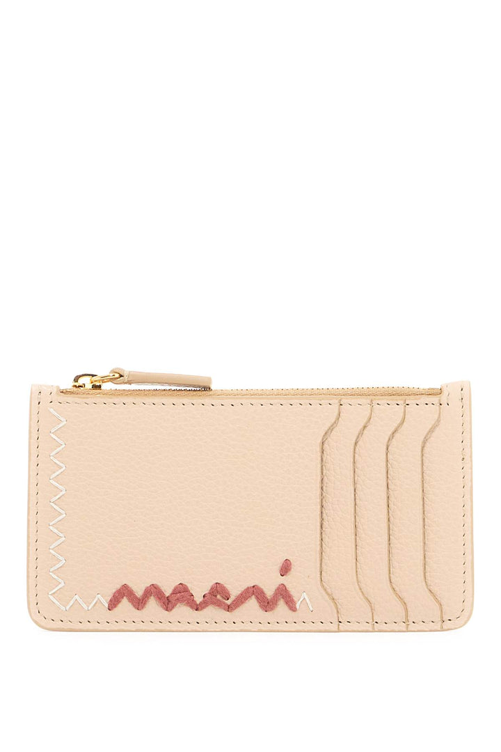 embroidered card holder-0