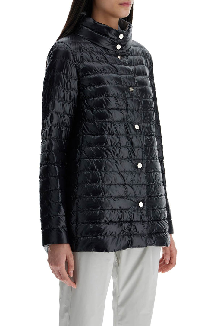 reversible a-shape down jacket black and gray-1