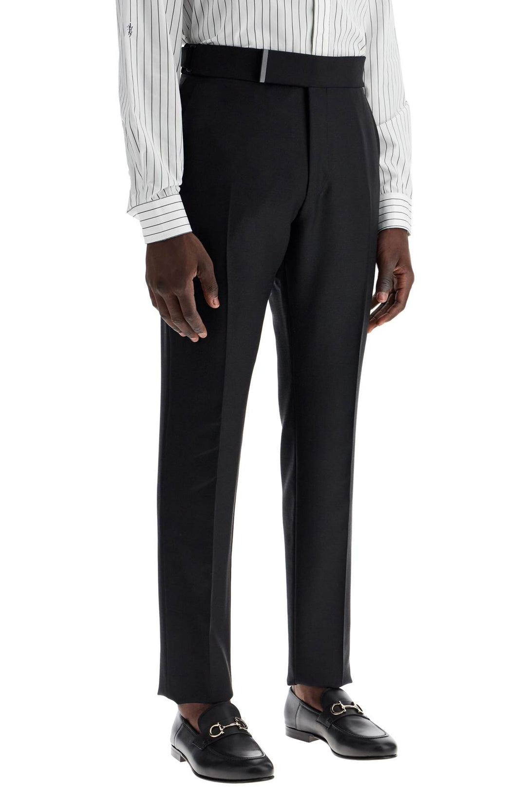 tailored wool and mohair trousers-1