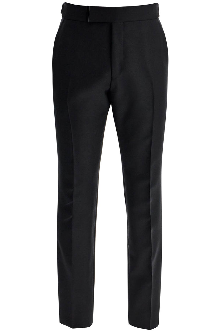 tailored wool and mohair trousers-0