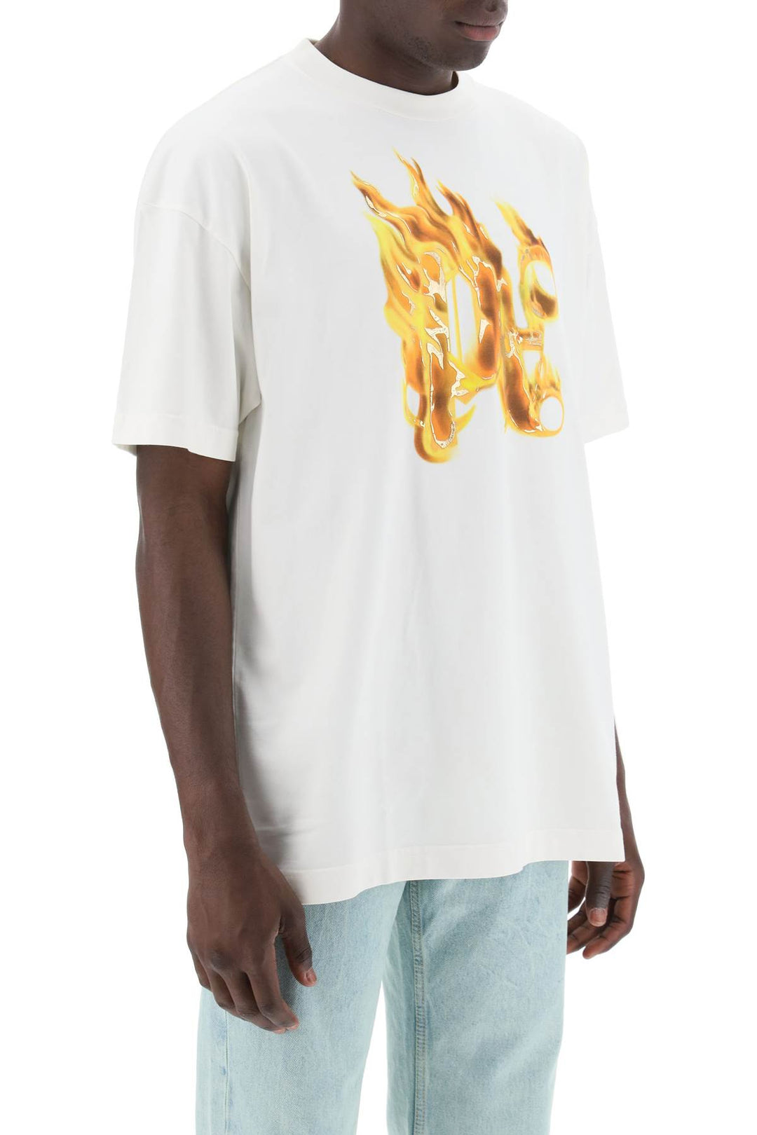 "burning monogram t-1