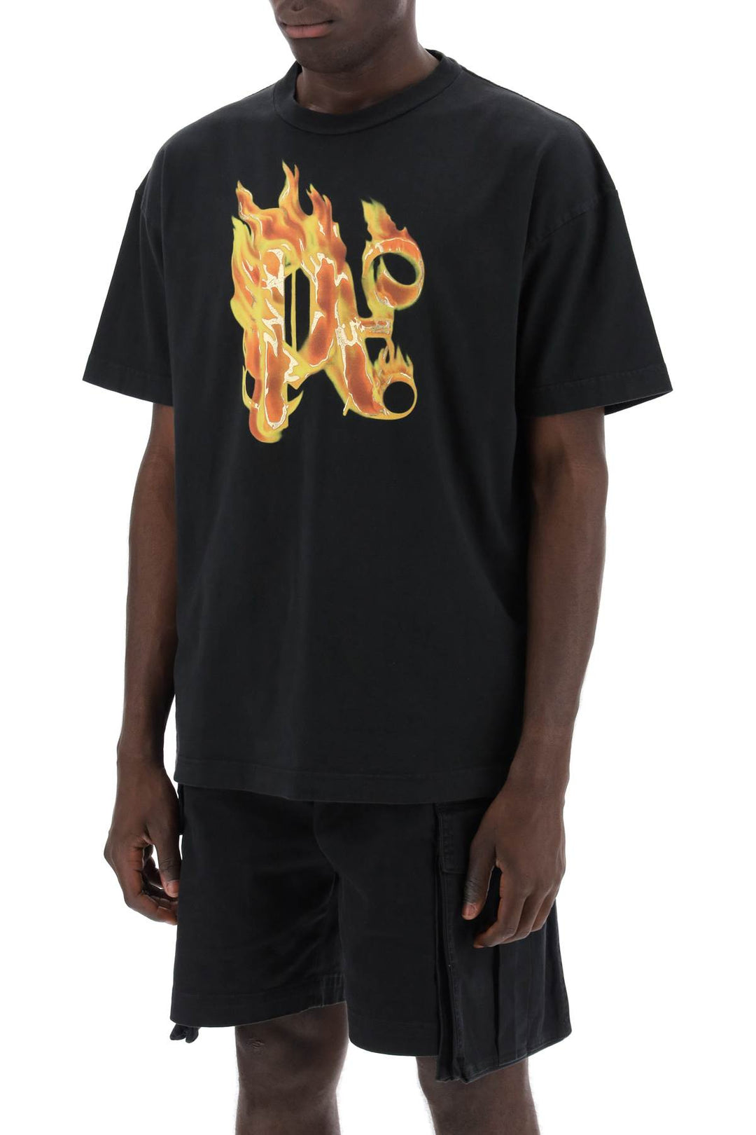 "burning monogram t-3