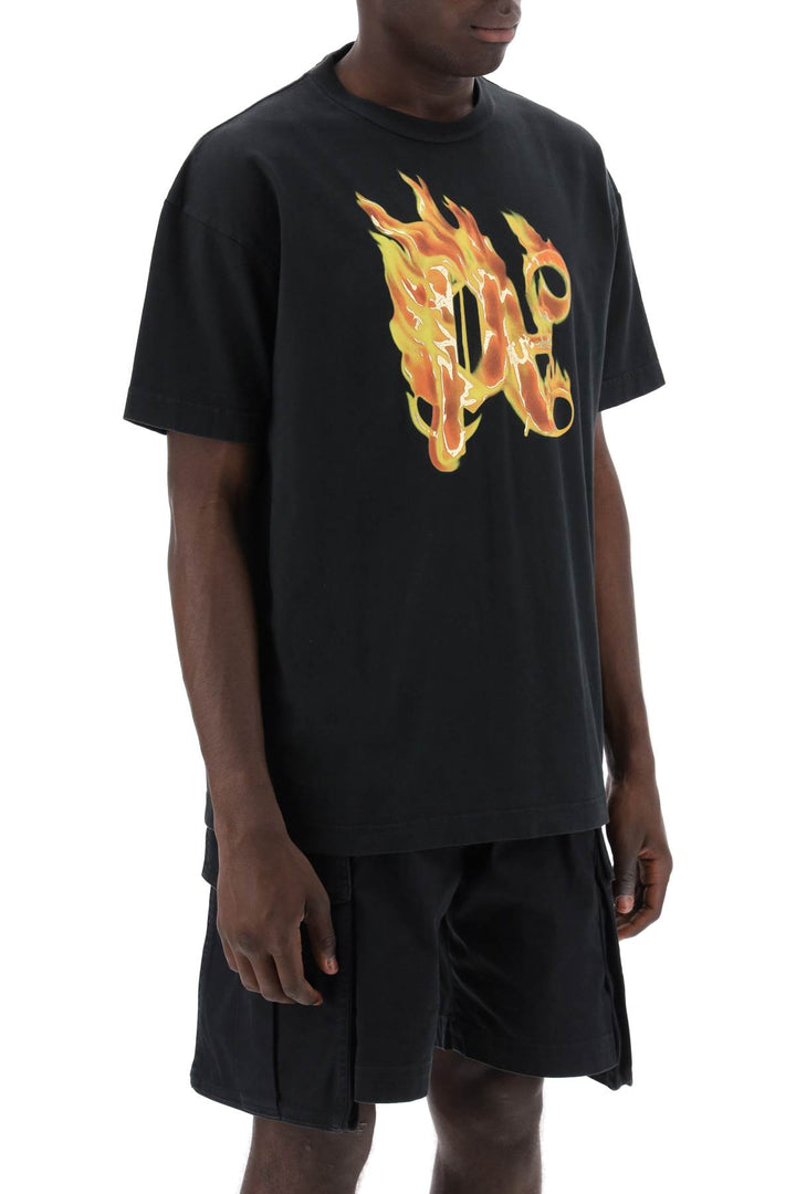 "burning monogram t-1