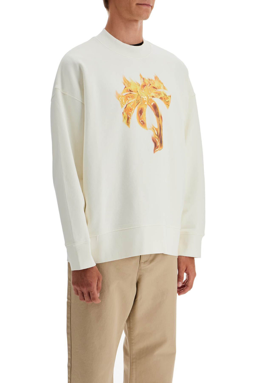 "burning palm oversized sweat-1