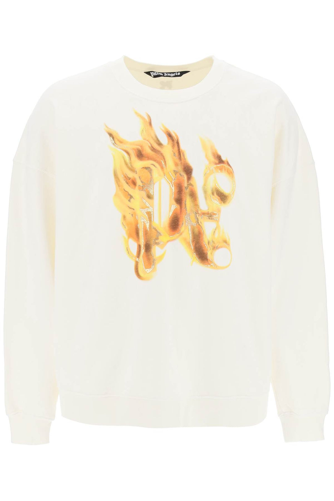 "burning monogram crewneck-0