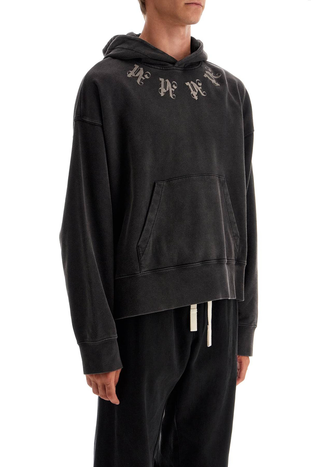 statement monogram hooded sweatshirt-1