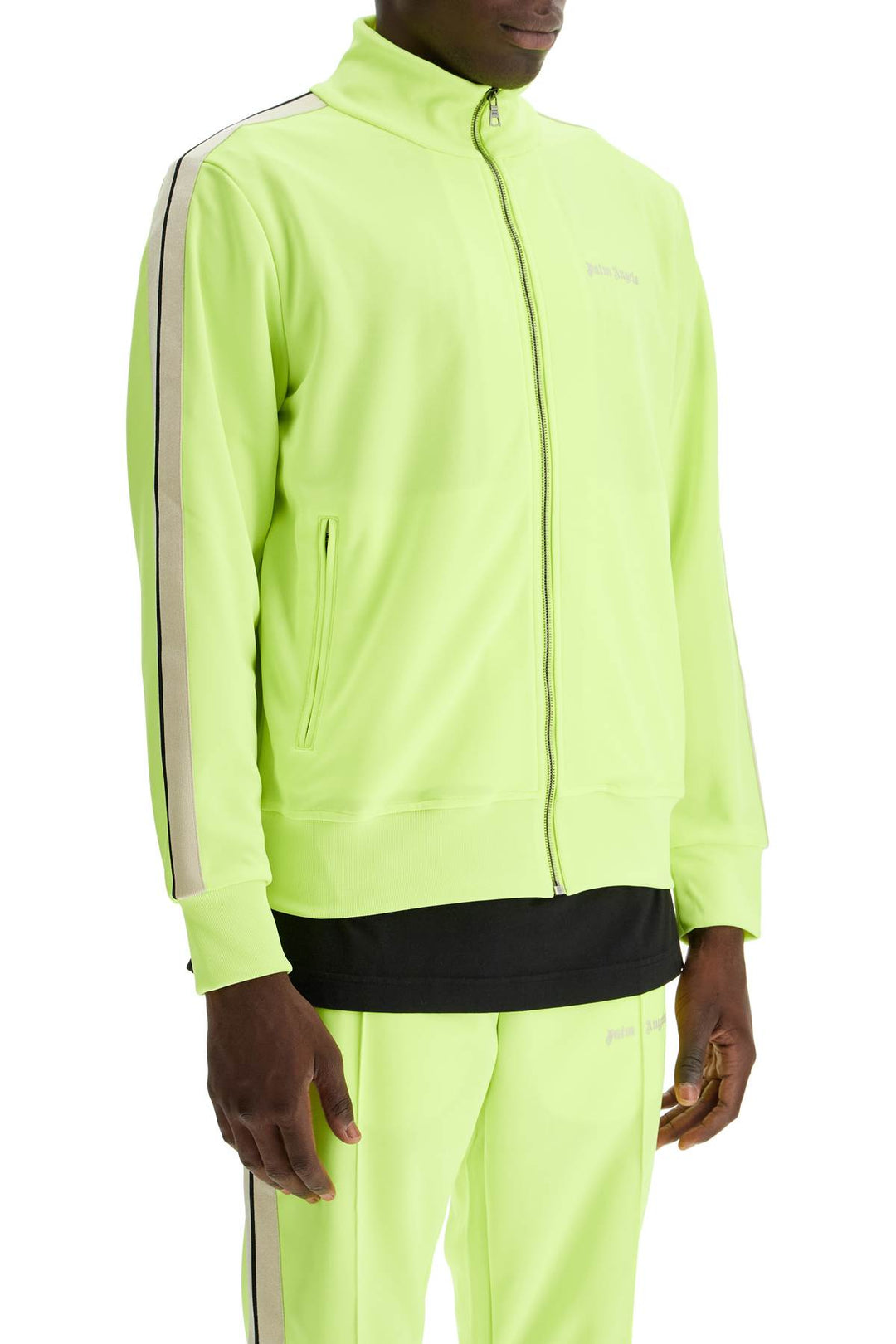 "track sweatshirt with contrasting bands-1