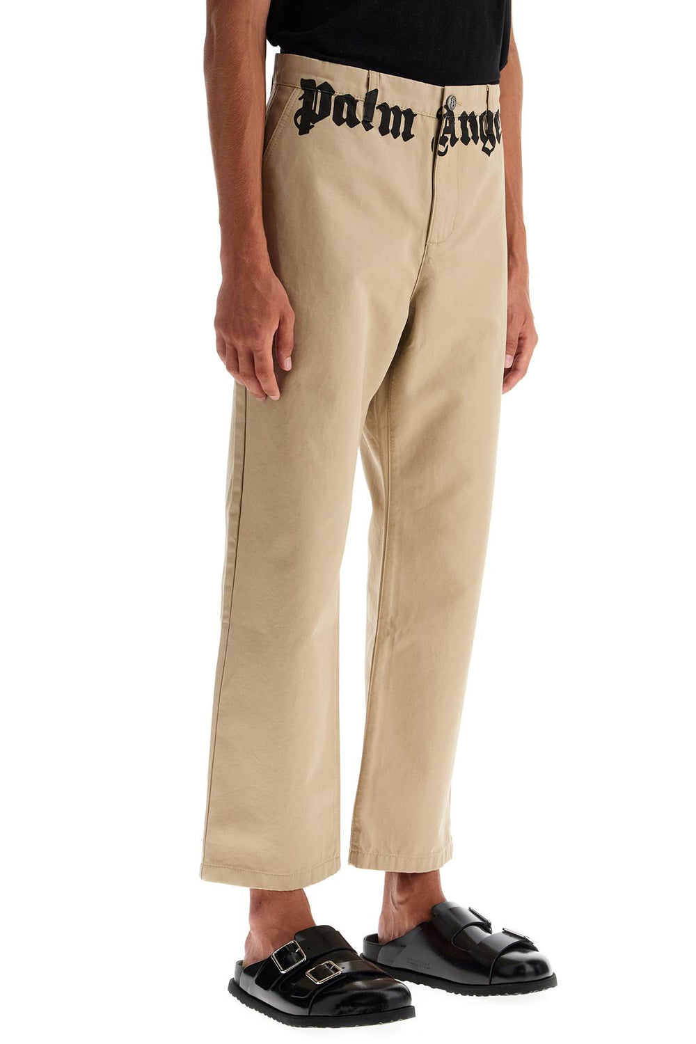 chino pants with logo branding-1