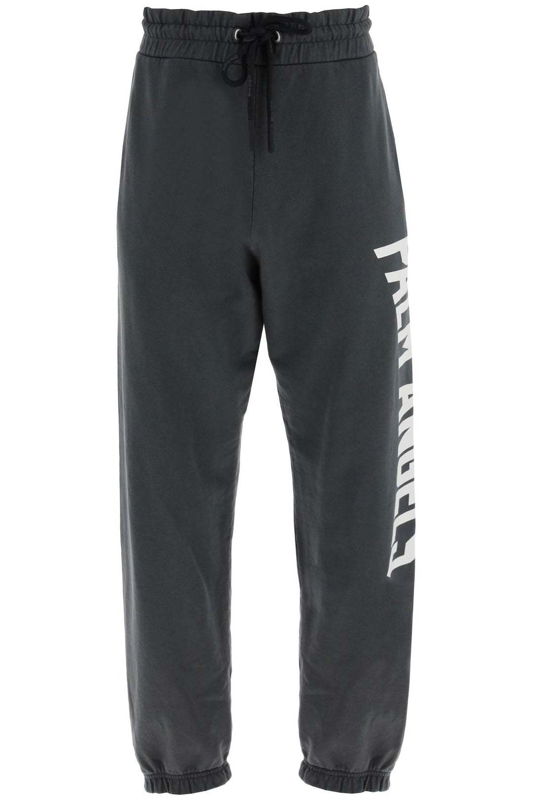 jogger pants with oversized logo-0