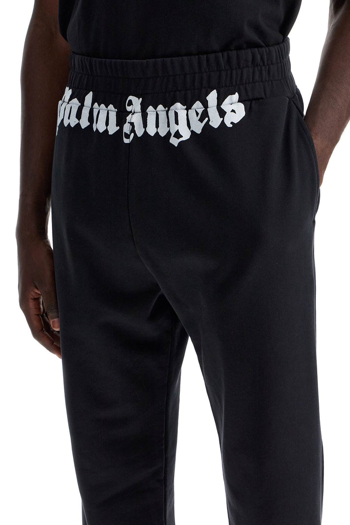 logo print joggers with seven-3