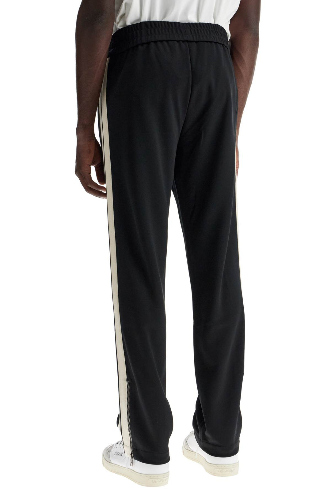 contrast band joggers with track in-2