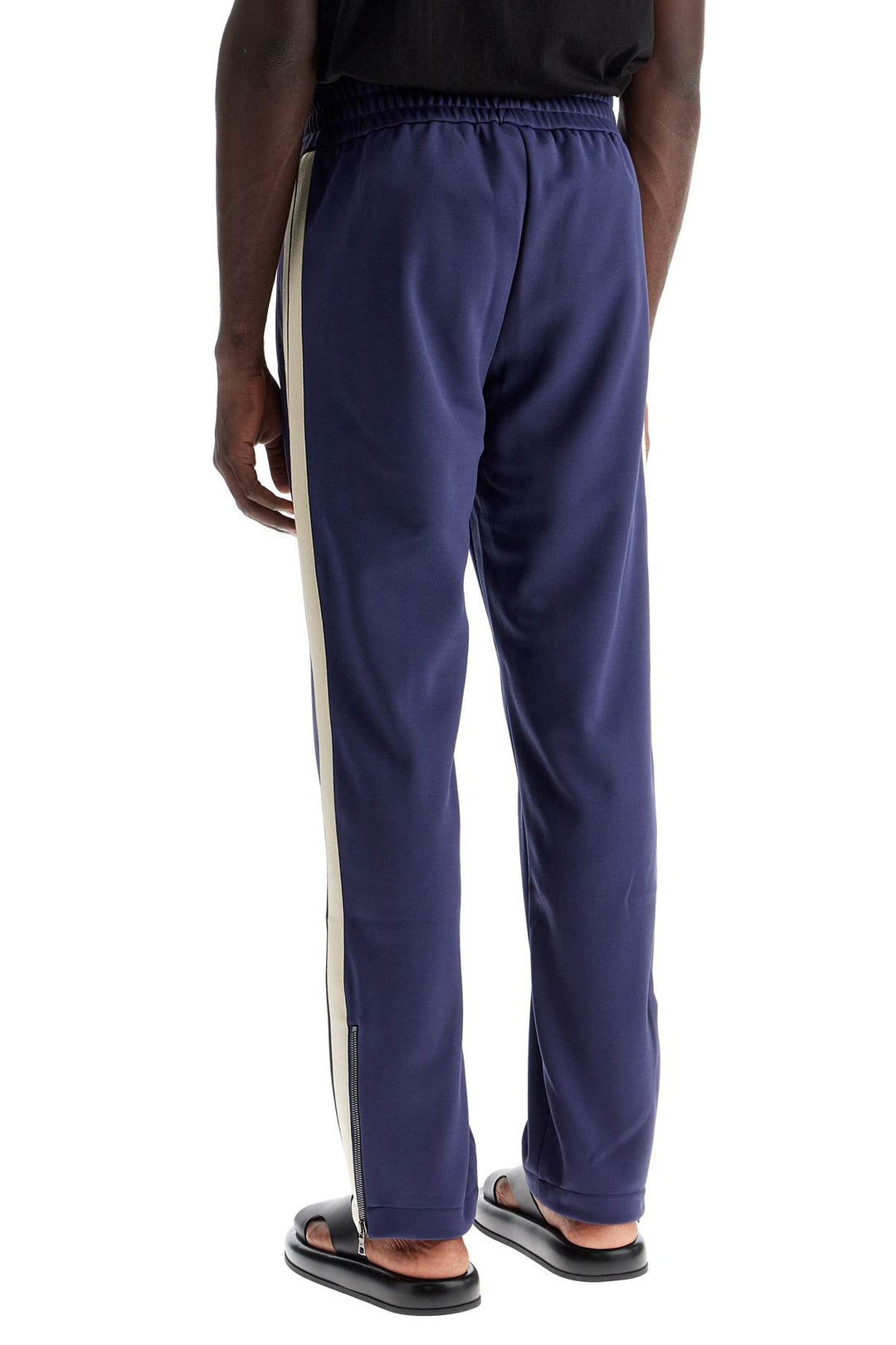 contrast band joggers with track in-2