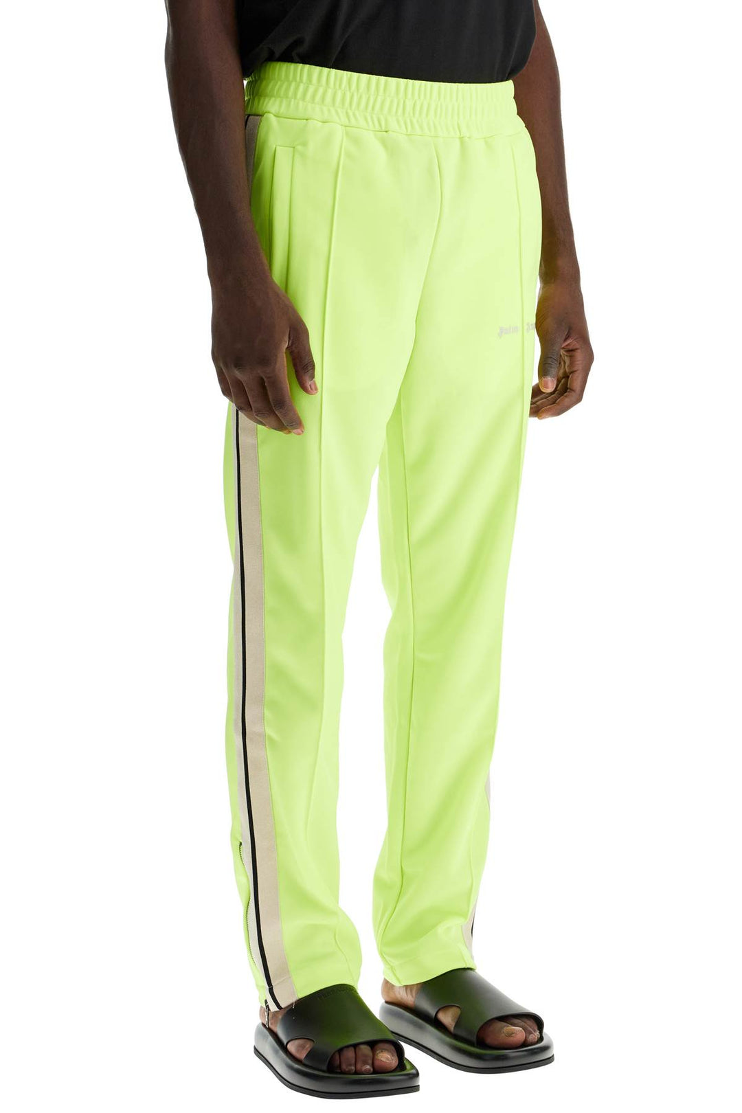 contrast band joggers with track in-1