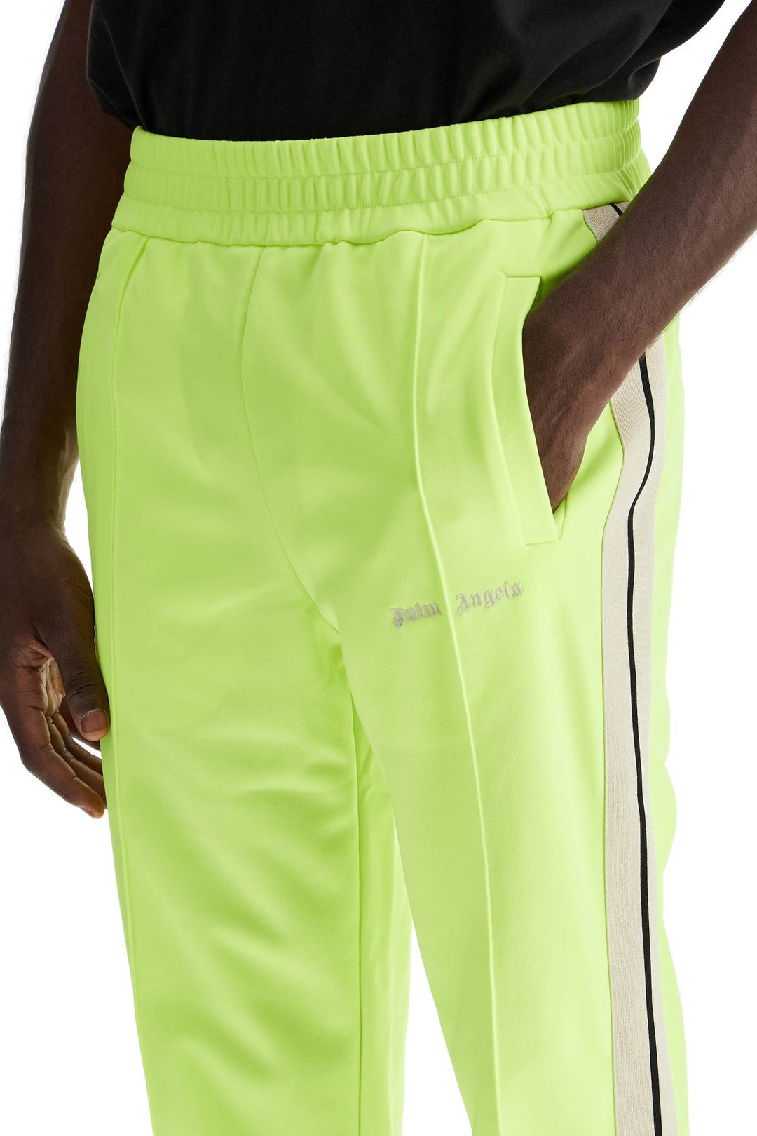 contrast band joggers with track in-3