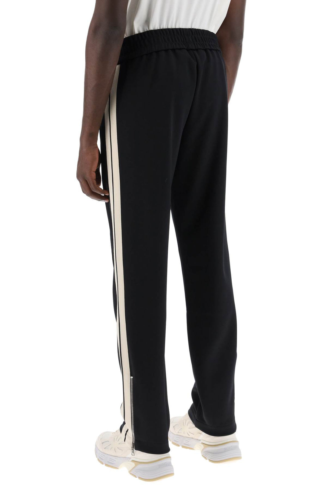 contrast band joggers with track in-2