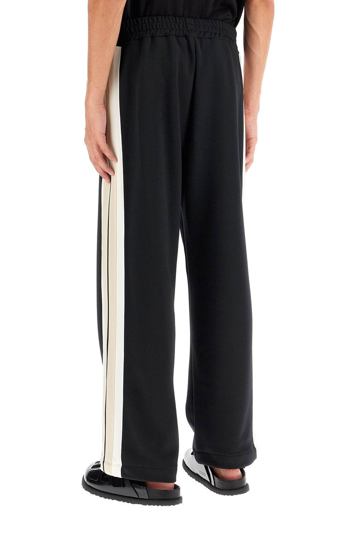 contrast band joggers with track in-2