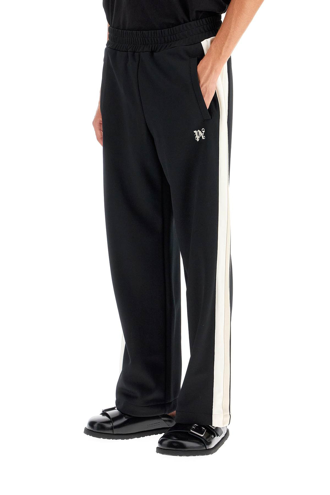 contrast band joggers with track in-3