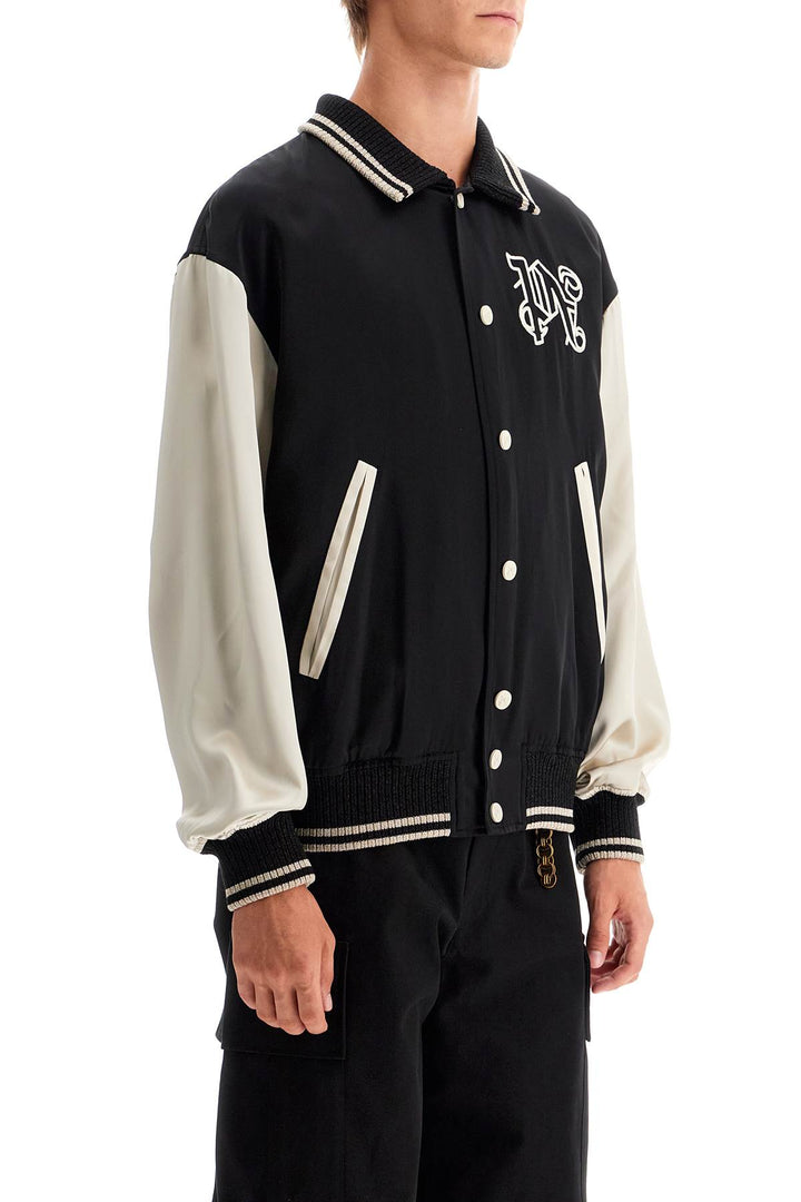 satin varsity jacket for-1