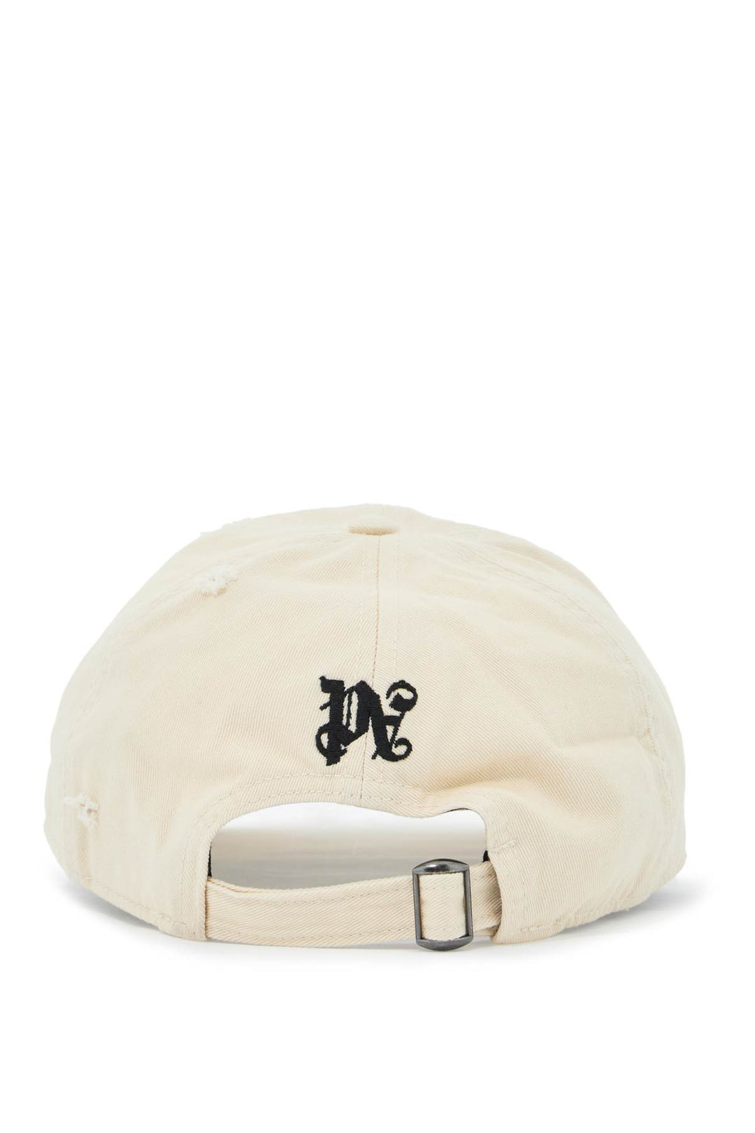 distressed baseball cap with logo-2