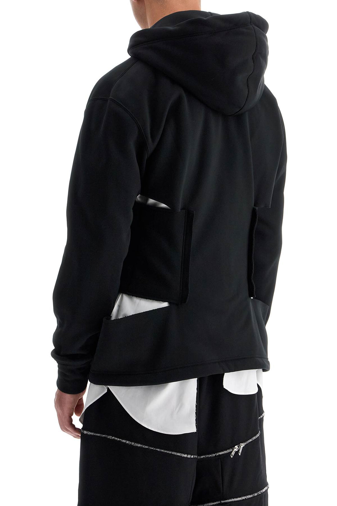 sweatshirt with raw edge cut out-2